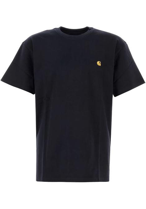 ss chase t-shirt man dark navy CARHARTT WIP | I02639100H.XX